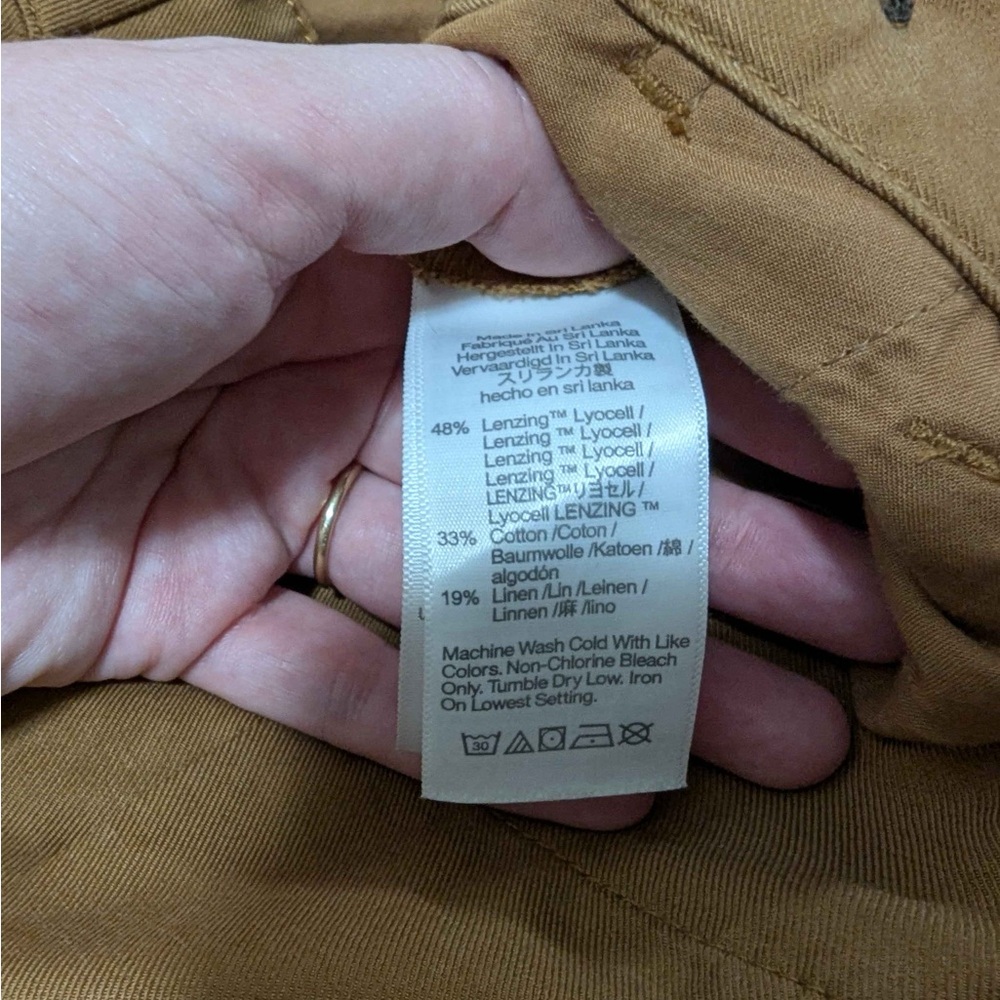 Madewell Harlow Wide-Leg Pant in Acorn - Picture 15 of 16